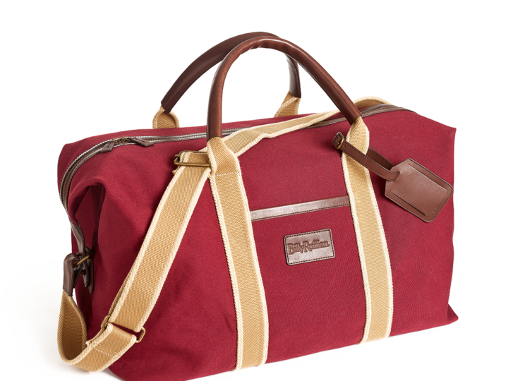 Fitzroy overnight bag in cotton canvas