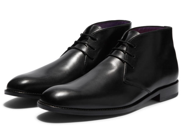 Billy Ruffian Chukka Boots in Black Leather