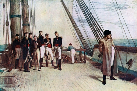 Napoleon onboard  HMS Bellerophon